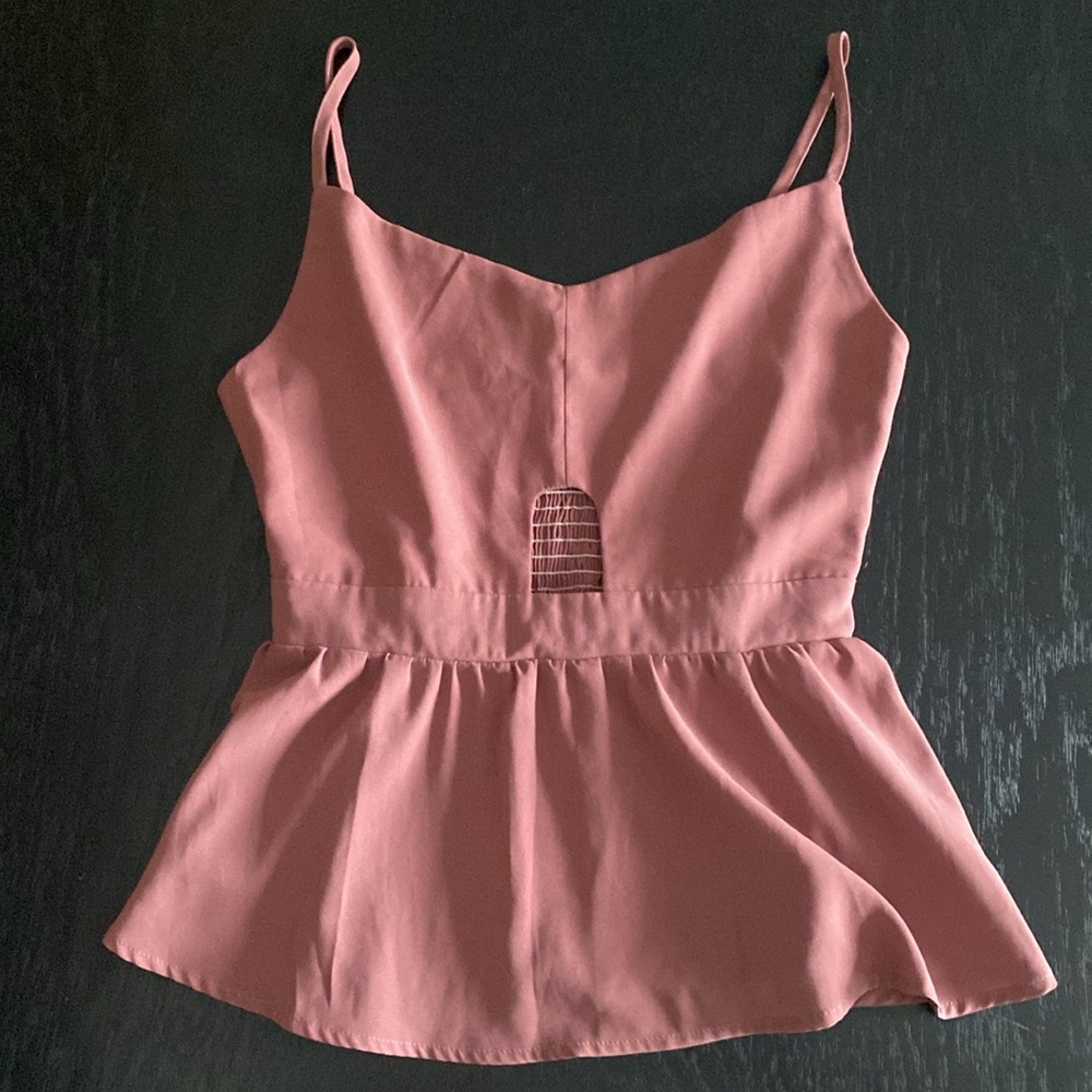 ⭐️ Peplum top | Mauve color | Size Large